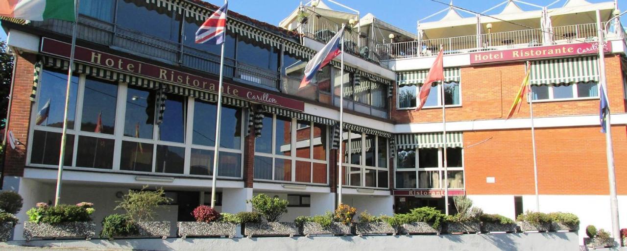 Hotel Carillon Lavena Ponte Tresa Exteriör bild